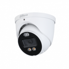 DH-HAC-ME1809H-A-PV-POC Dahua Полноцветная видеокамера с активным сдерживанием и фиксированной купольной камерой 4K HDCVI