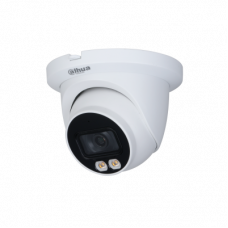 DH-IPC-HDW3449TM-AS-LED Dahua 4-мегапиксельная полноцветная купольная IP видеокамера WizSense со светодиодной подсветкой и фиксированным фокусным расстоянием